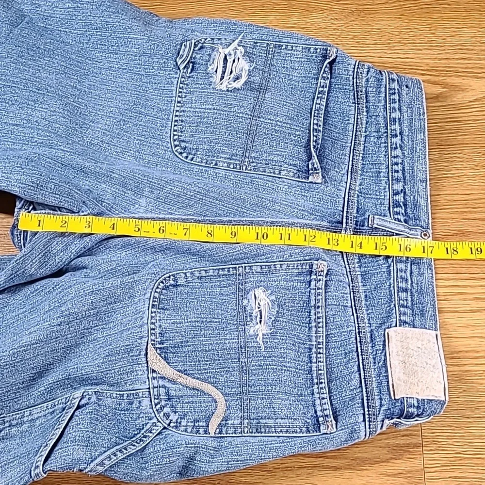 DRUNKN MUNKY VINTAGE 38x28 MENS DISTROYED FADED STRIGHT BAGY JEANS